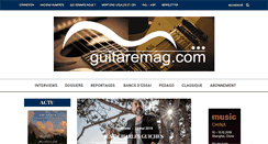 Desktop Screenshot of guitaremag.com