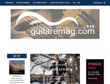 Tablet Screenshot of guitaremag.com